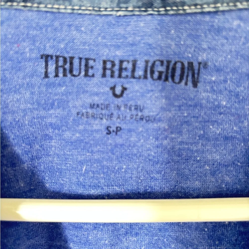 True Religion Blue Short Sleeve Tee
